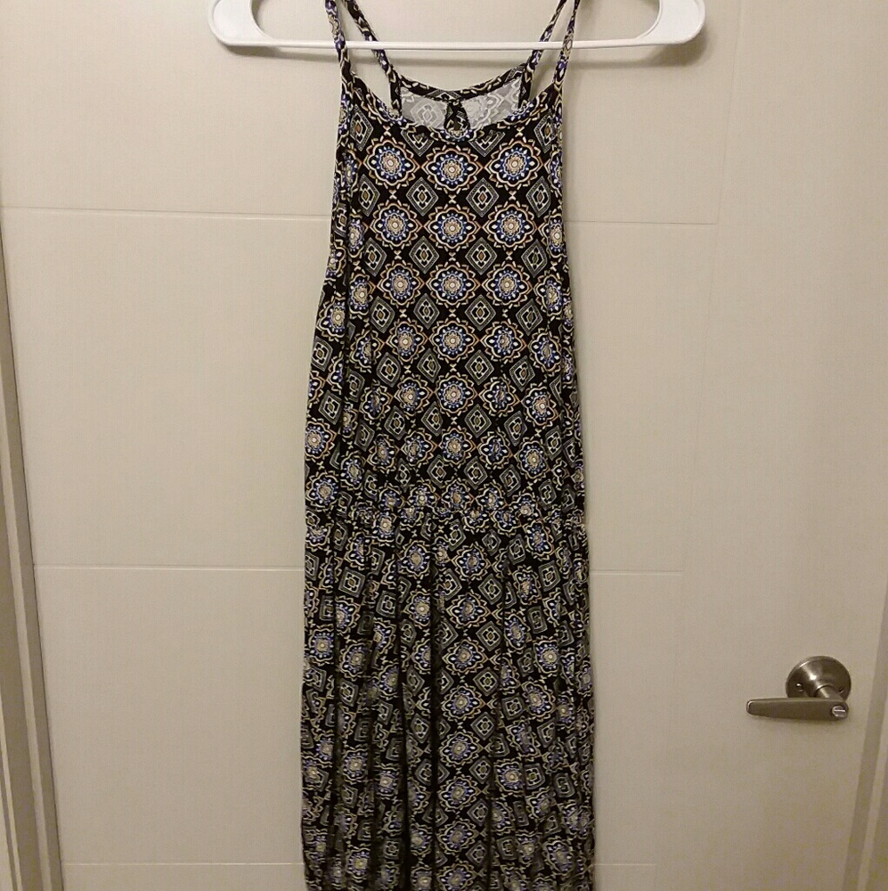 short printed dress